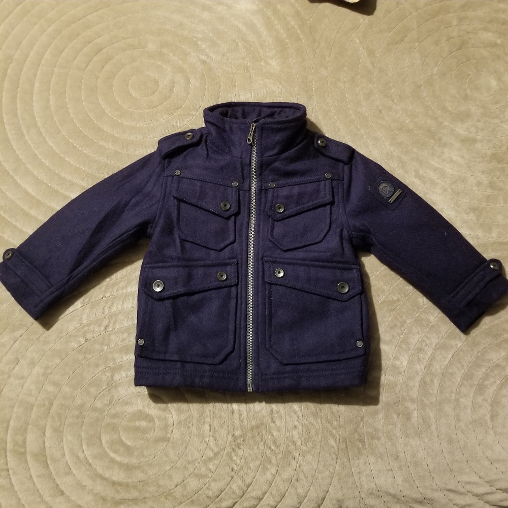 Diesel navy wool coat